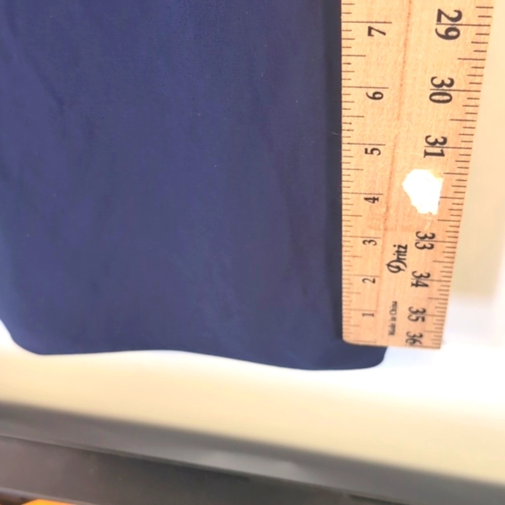 Elegant Navy Slim Fit Dress Size Small - Picture 9 of 10